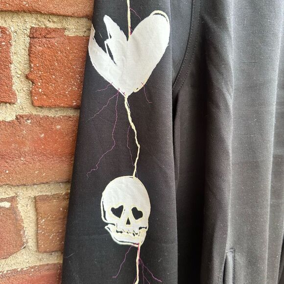 Torrid $90 Lovesick bomber sweatshirt jacket 2X NEW - Picture 2 of 3